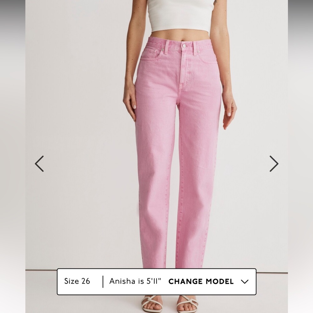Madewell Baggy Straight Jeans: Garment-Dyed Edition